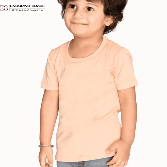 Kids Biscuit Round Neck T-Shirt - Regular Fit